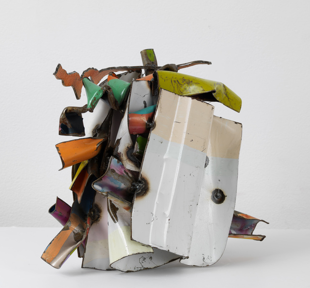 John Chamberlain, ‘Swelling’, 2009, Sculpture, Painted and chrome-plated steel, Gagosian