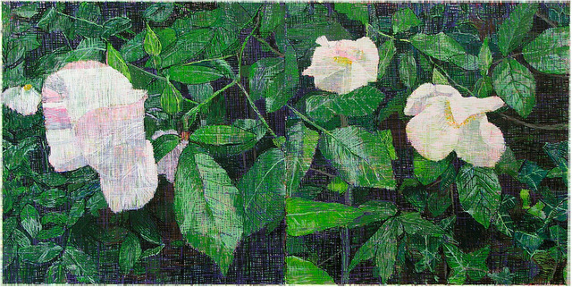 Jennifer Losch Bartlett, ‘White Roses’, 2013, Kunzt Gallery