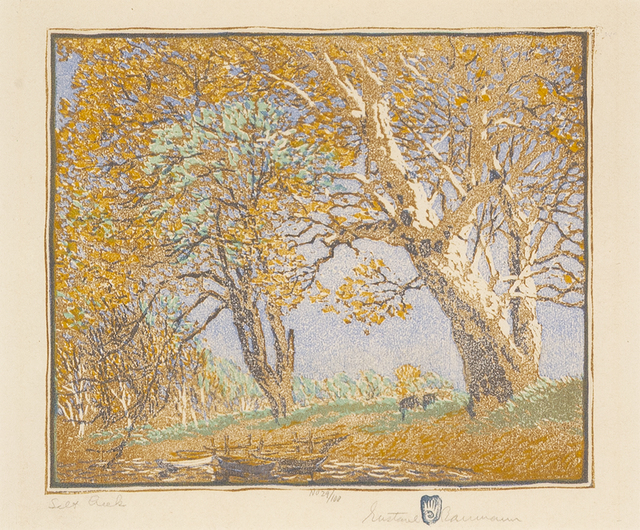 Gustave Baumann, ‘Salt Creek’, 1919, Print, Woodblock print, Gerald Peters Gallery