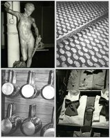 Statue, Carpet, Cooking Pans and Serial Objects (Four Works)