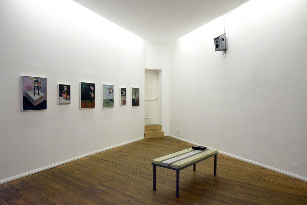 Fritz Bornstück, Vogelhaus Jazz III, 2016, installation view at Grimmuseum Fritz Bornstück, Vogelhaus Jazz III, 2016, installation view at Grimmuseum