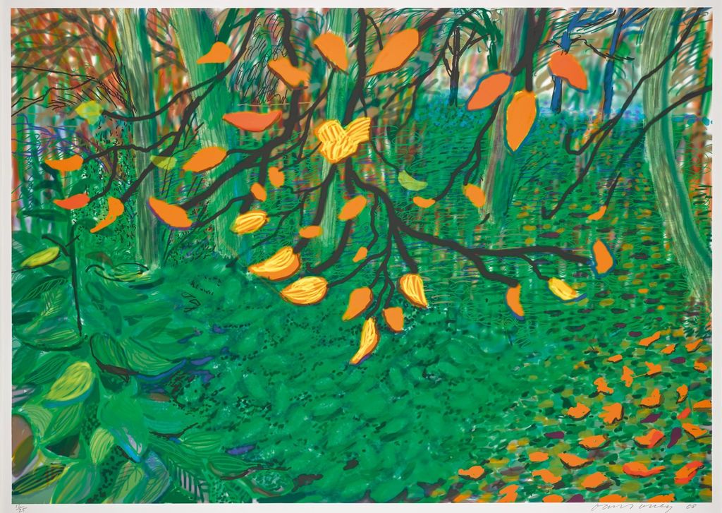 David Hockney - AUTUMN LEAVES