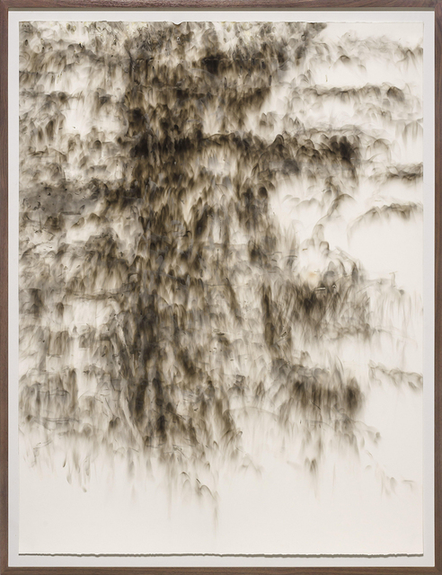Joan Wulf, ‘Carbon 4’, 2019, Painting, Carbon soot on paper, Themes+Projects