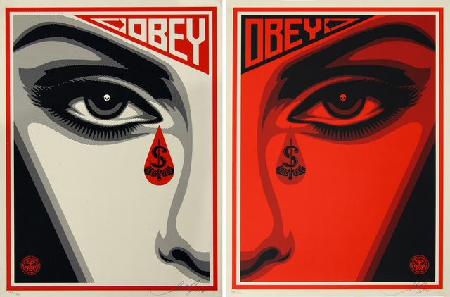 Shepard Fairey (OBEY), ‘Eye Alert (Matching Print Set)’, 2010, Addicted Art Gallery