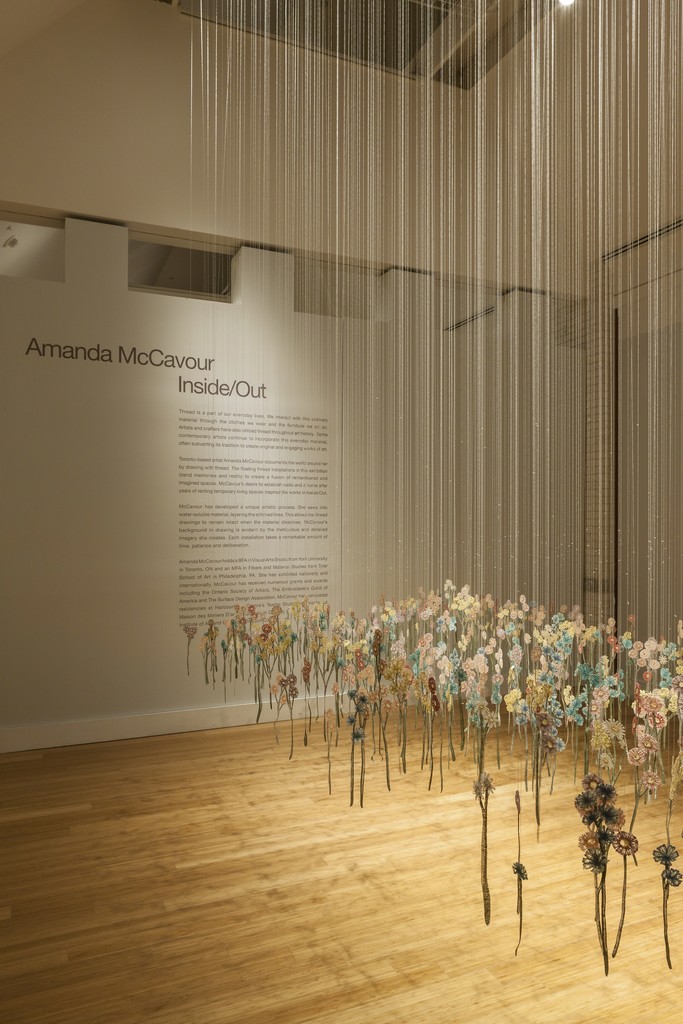 Amanda McCavour: Inside/Out. Installation view at the Virginia Museum of Contemporary Art. Photograph by Glen McClure Amanda McCavour: Inside/Out. Installation view at the Virginia Museum of Contemporary Art. Photograph by Glen McClure