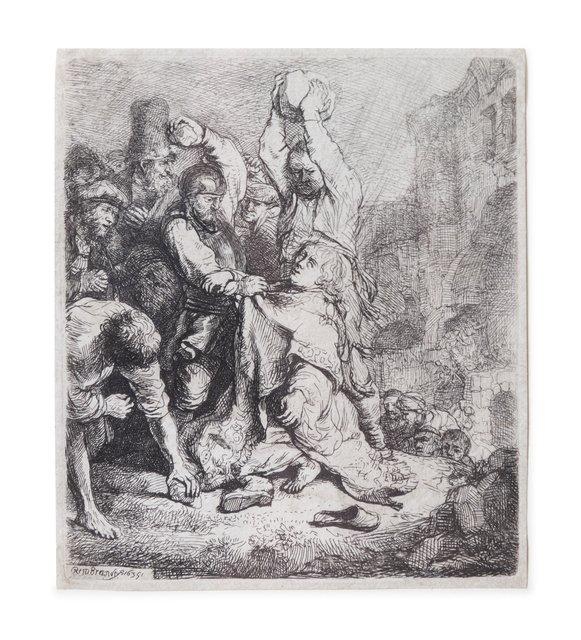 Rembrandt van Rijn, ‘The Stoning of St. Stephen’, 1635, Hindman