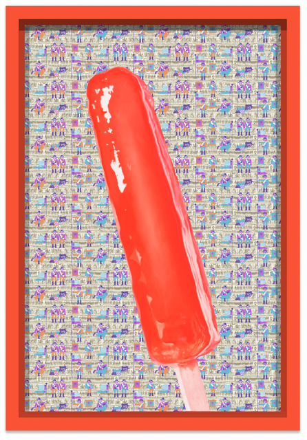 Jack Early, ‘RED POPSICLE FOR HRC’, 2020, Print, Archival ink, Human Rights Campaign Benefit Auction