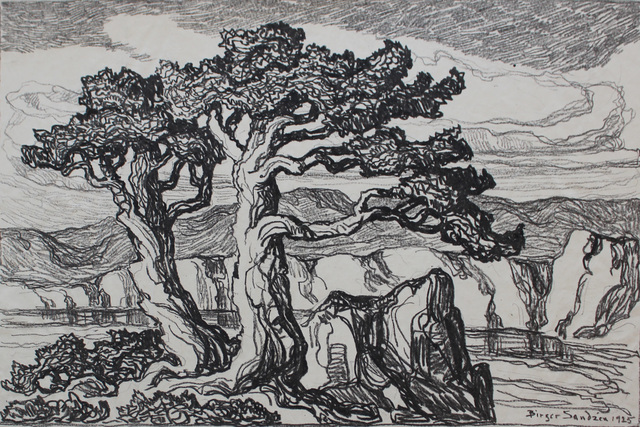 Birger Sandzén, ‘Arroyo With Trees’, 1925, Kiechel Fine Art