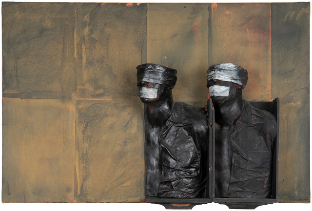 Rafael Canogar, ‘The Blindfold’, Mixed Media, Mixed media on canvas, John Moran Auctioneers