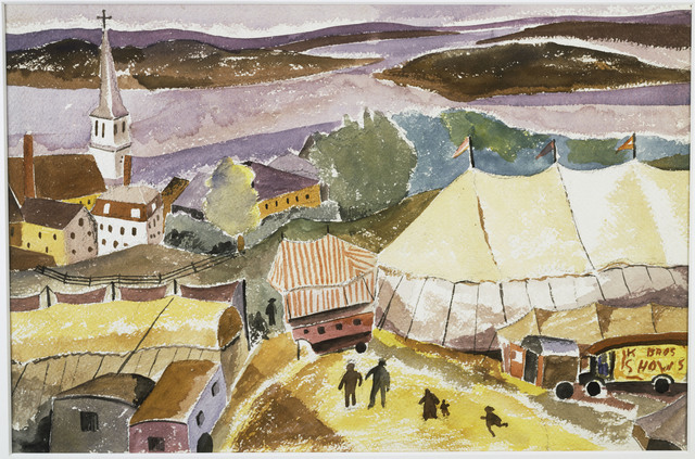 Hugh Collins, ‘The Circus Comes to Treport’, Date unknown, Phillips Collection