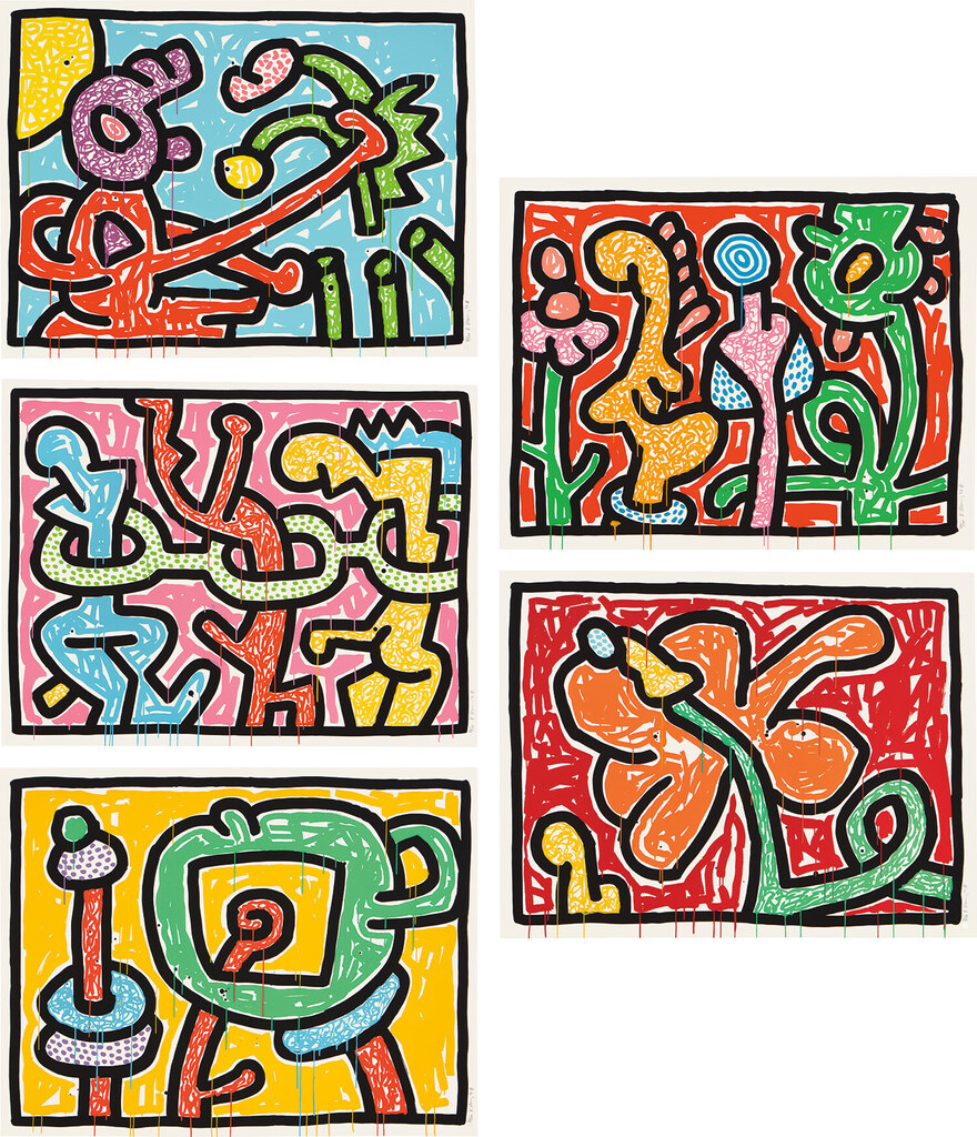 Keith Haring - Flowers (L. pp. 165-167)