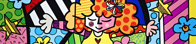 Romero Britto, ‘Sweet Hug | hand embellished’, 2019, Mixed Media, Hand-embellished boxed canvas with diamond dust, Castle Fine Art