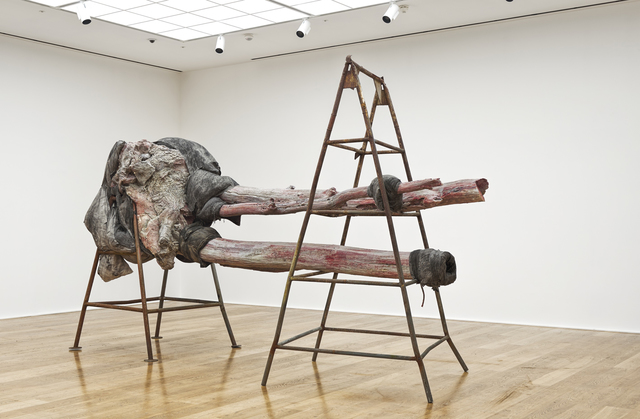 Berlinde De Bruyckere, ‘After Cripplewood IV, 2014’, 2014, Sculpture, Wax, iron, cloth, blankets, ropes, epoxy, Hauser & Wirth