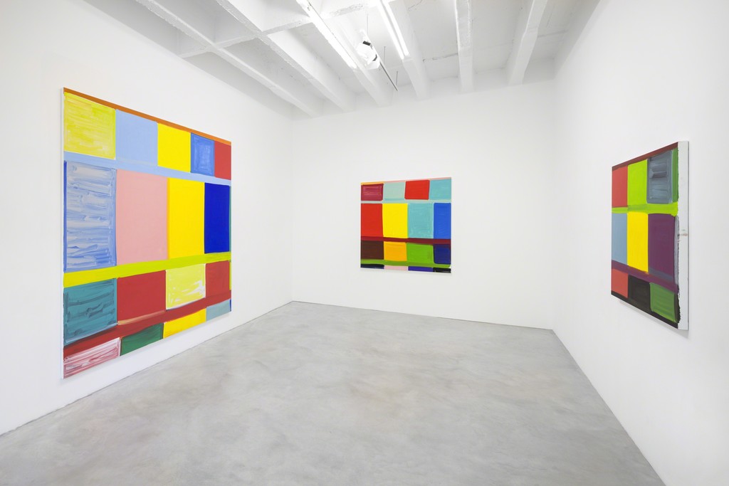 Installation view "Stanley Whitney - Paintings" at Galerie Nordenhake Berlin, 2018, Courtesy the artist and Galerie Nordenhake Berlin / Stockholm Installation view "Stanley Whitney - Paintings" at Galerie Nordenhake Berlin, 2018, Courtesy the artist and Galerie Nordenhake Berlin / Stockholm