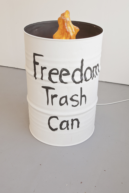Anetta Mona Chisa & Lucia Tkáčová, ‘Freedom Trash Can’, 2013, Sculpture, Steel, resin, lamps, waterside contemporary