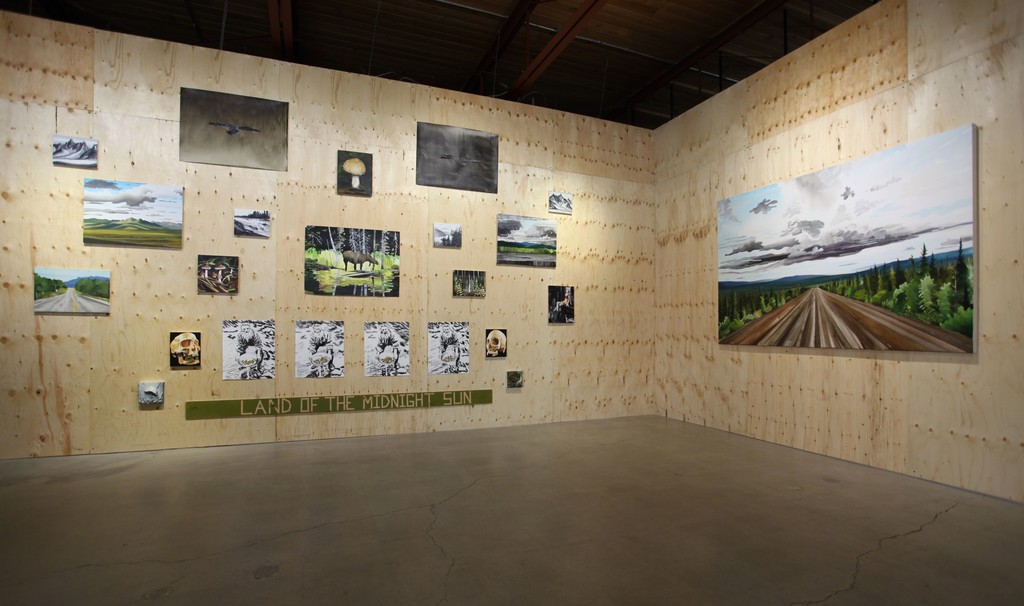 installation of Gavin Lynch 'land of the midnight sun' May 4 - 20, 2017 at Peter Robertson Gallery installation of Gavin Lynch 'land of the midnight sun' May 4 - 20, 2017 at Peter Robertson Gallery