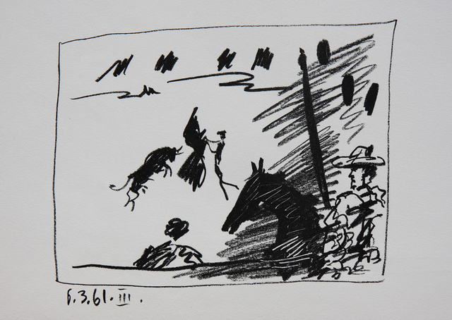 Pablo Picasso, ‘Los Toros - Jeu de la Cape (B. 1015) ’, 1961, Denis Bloch Fine Art