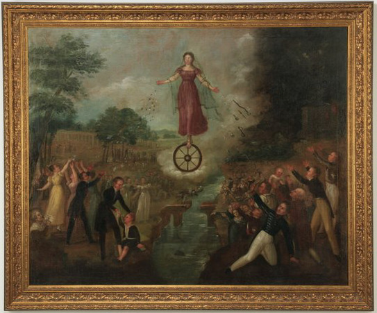 J.M. Arango, ‘The Wheel of Fortune’, early XIX Century, Diptych Fine Arts