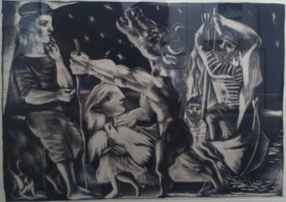 Pablo Picasso, ‘Minotaure aveugle guide par une fillette dans la nuit’, 1934, Ruth Ziegler Fine Arts Ltd.