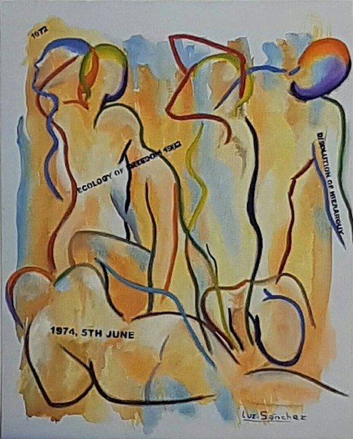 Luz Sánchez, ‘Tomando Conciencia II’, 2019, Painting, Mixed media on canvas, ACCS Visual Arts