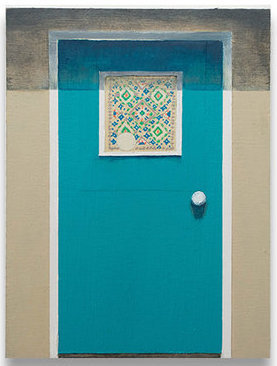 Francesca Reyes, ‘Door #20’, 2018, Painting, Oil, acrylic, gouache, & paper on panel, Deep Space Gallery