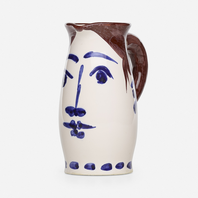 Pablo Picasso, ‘Visage tankard’, 1959, Textile Arts, Glazed earthenware decorated with oxides, Rago/Wright
