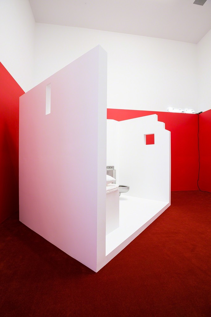 Marco Rios, "Migraine Cabin", 2015, Mixed media Marco Rios, "Migraine Cabin", 2015, Mixed media