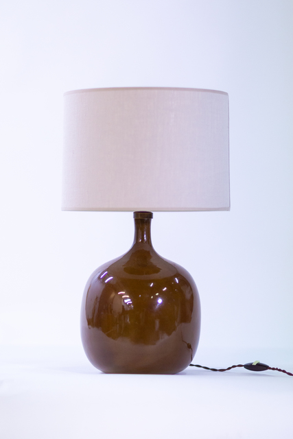 Jacques & Dani Ruelland, ‘Enameled ceramic lamp’, années 1960, Leclere