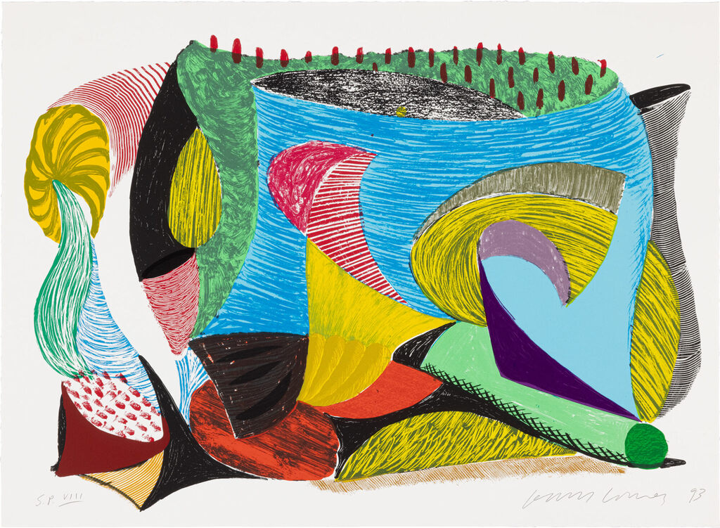 David Hockney - Above and Beyond, from Some More New Prints (G. 1625, M.C.A.T. 339)