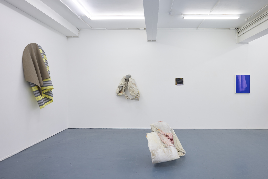 Installation views, As a butterfly folded in a caterpillar that will soon unfold, 2019, Nicoletti Contemporary, London, Photographs by Theo Christelis Installation views, As a butterfly folded in a caterpillar that will soon unfold, 2019, Nicoletti Contemporary, London, Photographs by Theo Christelis