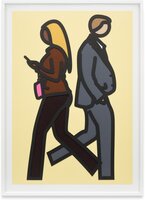 Julian Opie - New York Couple 5, from New York Couples