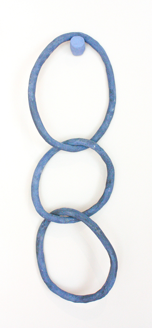 Liv Antonecchia, ‘Blue Rings’, 2019, Sculpture, Stoneware clay and ceramic glaze, Miller Gallery Charleston