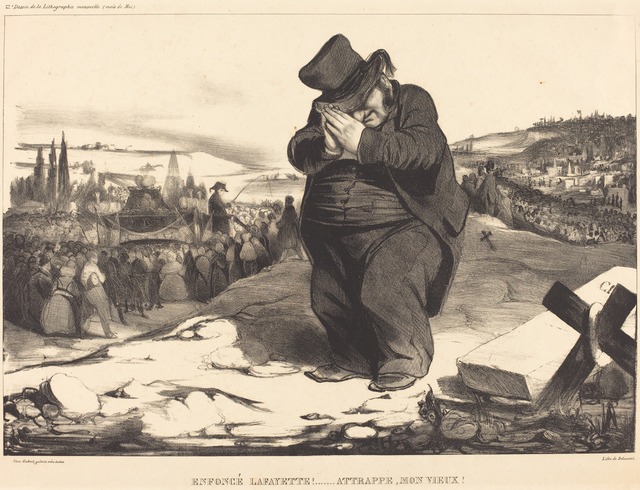 Honoré Daumier, ‘Enfoncé Lafayette!... Attrappe mon vieux!’, 1834, National Gallery of Art, Washington, D.C.