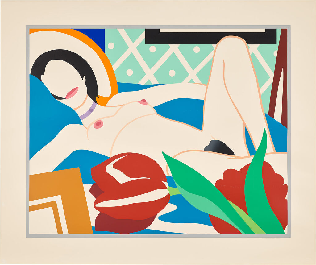 Tom Wesselman - Monica with Tulips (W.P.I. P8909)