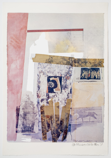 Robert Rauschenberg, ‘Watermark’, 1973, Print, Color photo-screenprint with varnish, Brooke Alexander, Inc.