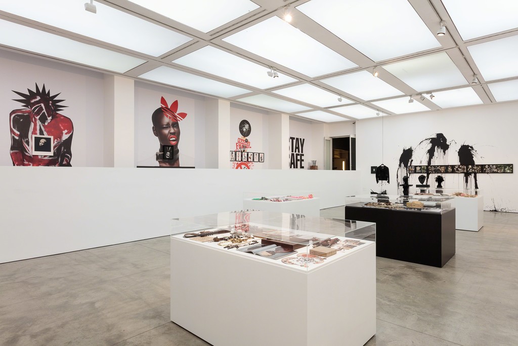 Judy Blame: Never Again,
29 June – 4 September 2016,
Institute of Contemporary Arts London (ICA).
Photo: Mark Blower
Judy Blame: Never Again,
29 June – 4 September 2016,
Institute of Contemporary Arts London (ICA).
Photo: Mark Blower