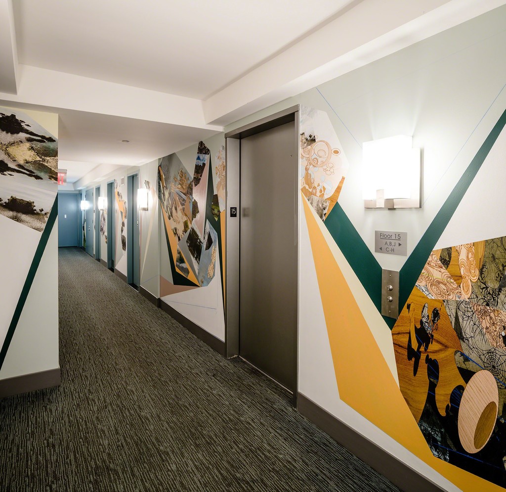 Installation view of "Hallway Hijack" at The Brooklyn Rail Curatorial Projects, New York (2016). Photo credit: Miguel de Guzman Installation view of "Hallway Hijack" at The Brooklyn Rail Curatorial Projects, New York (2016). Photo credit: Miguel de Guzman
