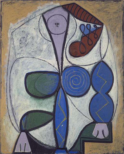 Pablo Picasso, ‘Femme Assise’, 1947, Vancouver Art Gallery