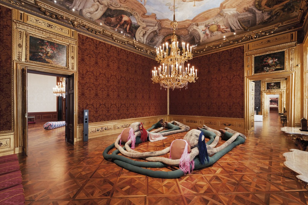 Installation View “Sterling Ruby”, 2016, Winterpalais
© Belvedere, Vienna Installation View “Sterling Ruby”, 2016, Winterpalais
© Belvedere, Vienna