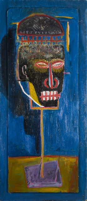 Wulf Treu, ‘Master’, 2012, Mixed Media, Oil on driftwood, Rudolf Budja Gallery