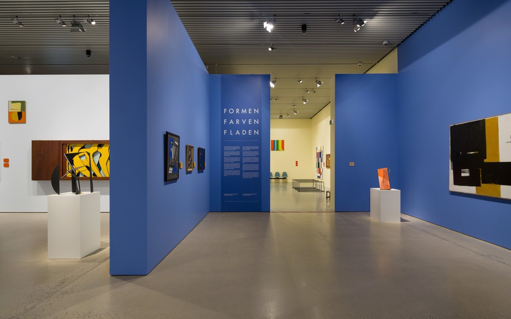 Installation view of "Form, Colour, Plane" at Aros Aarhus Kunstmuseum, Aarhus (2015) Installation view of "Form, Colour, Plane" at Aros Aarhus Kunstmuseum, Aarhus (2015)