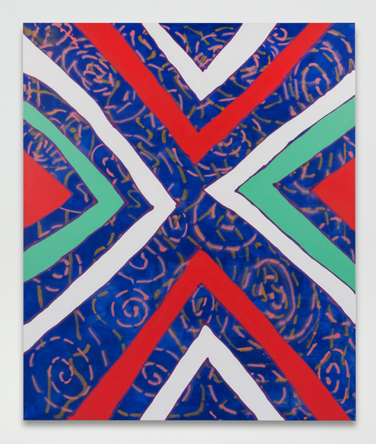 Sarah Cain, ‘deep blue’, 2016, Galerie Lelong & Co.