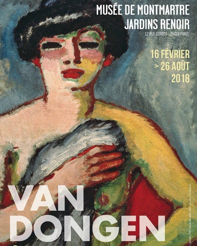 Van Dongen et le Bateau-Lavoir exhibition poster February 16- August 26, 2018 Van Dongen et le Bateau-Lavoir exhibition poster February 16- August 26, 2018