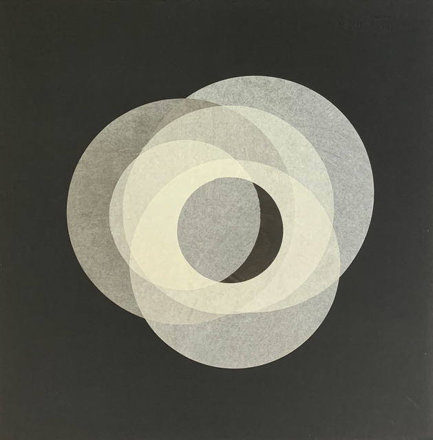 Margaret Manchee, ‘Oscillation’, 2019, Print, Chin colle collage with washi paper, Firestation Print Studio
