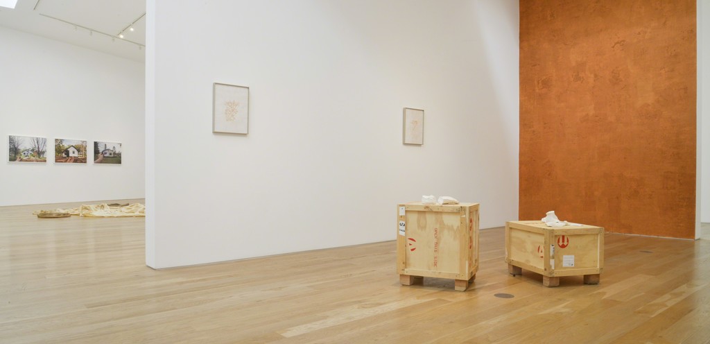 Installation of Clarissa Tossin, "How Does it Travel," at Samuel Freeman, 2015. Installation of Clarissa Tossin, "How Does it Travel," at Samuel Freeman, 2015.