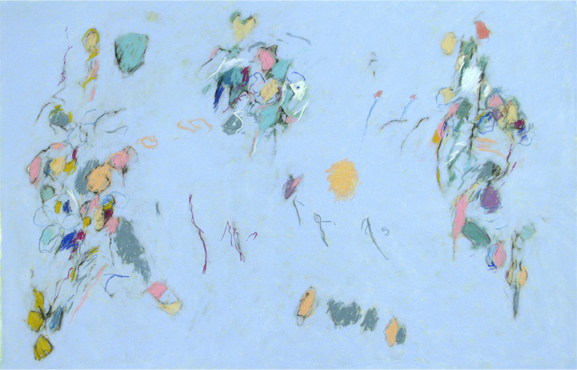 Fredrick Nelson, ‘Blue Prelude’, 2011, Drawing, Collage or other Work on Paper, Pastel on paper, Atrium Gallery