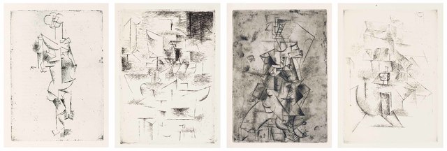 Pablo Picasso, ‘Max Jacob, Saint Matorel, Henry Kahnweiler, Paris, 1911’, Christie's