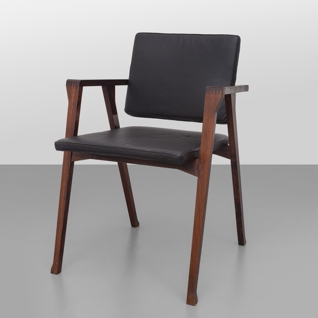 Franco Albini, ‘A 'Luisa' armchair (Compasso d'oro 1955 Award)’, 1955, Design/Decorative Art, Rosewood wood upholstered with leather., Aste Boetto