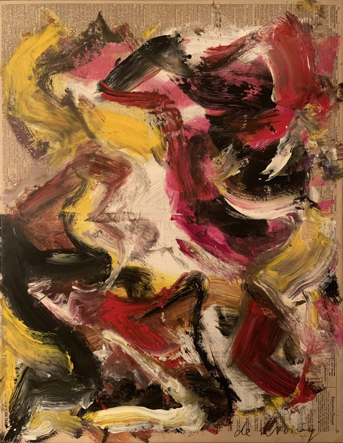 Willem de Kooning, ‘Untitled’, 1971, Painting, Oil on newsprint mounted on canvas, Upsilon Gallery