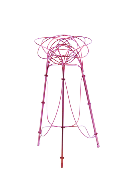 Chin-Hua Lin, ‘Burr Puzzle High Stool in Pink Aluminium Finish’, 2013, Gallery ALL